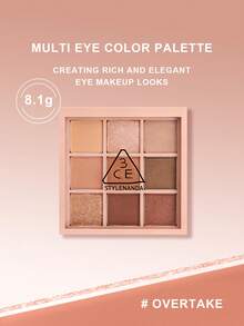 3CE Multi-Color Eyeshadow Palette #OVERTAKE - 8.1g, Suitable For Daily Use - #OVERTAKE - View 2
