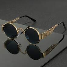 这款男女皆宜的休闲方形全框金属时尚眼镜轻巧美观，适合日常休闲和正式场合佩戴。 - 彩色 - 查看 8