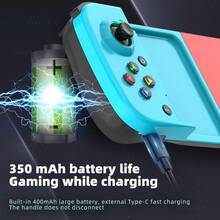 D3 Wireless Bluetooth-Compatible Stretchable Gaming Controller For Mobile Phones Android IOS PC Gamepad Joystick Game Controller - màu đen - Xem 6