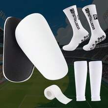 1 Set Racing Gear Set (Adhesive Socks + Leg Sleeves + Insoles + Bandages), High-Quality Knitted, Effectively Wraps The Legs - Multicolor - View 1