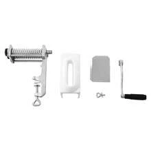 Commercial Manual Meat Tenderizer Machine, Meat Tenderizer Tool, Quick And Easy Pork Beef Chicken Steak Flatten Tool, Stainless Steel Construction Clamp-On Rolling Meat Tenderizer Kitchen Tool - Silver - View 8