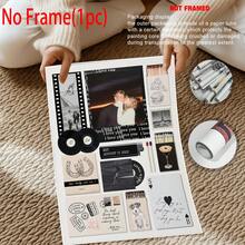 1 件可定制装饰模板,适用于火柴盒、火柴盒信封、传单,是送给朋友或女友周年纪念日、生日装饰、墙面艺术印刷品、房间装饰的理想之选,可定制墙面艺术、定制照片、可定制物品,可选配相框 - 彩色 - 查看 4