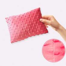 1pc Plush Fabric Teething Blanket, Baby Drool Bib, Infant Pillow For Sleeping & Chewing - Multicolor - View 6