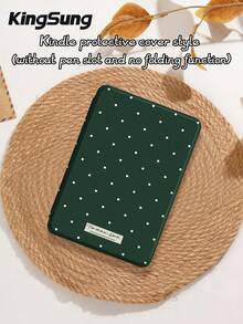 Kingsung 简约波点图案平板电脑保护套，兼容 iPad 9.7/10.2/10.5/10.9/12.9/Pro 11（第十代），兼容三星 Galaxy Tab S6 Lite 10.4 英寸，兼容 Kindle Paperwhite（第十二代，2024 年发布），Kindle（第十一代，2022 年发布），Kobo Clara Colour，柔软防摔，智能支架/自动唤醒/睡眠功能 - 彩色 - 查看 10