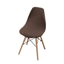 1/2/4/6pcs Striped Solid Color Shell Chair Covers Suitable For Home, Hotel, Banquet - Multicolor - View 32