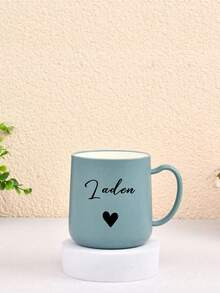 Customizable Coffee Mug, Can Add Your Photo/Name, Personalized Cup, Plastic Cup, Romantic Drinkware, Suitable For Women And Men, Ideal For Family, Friends Anniversary, Commemorative Gift, Also Suitable For Company, Personal, Office Use, Autumn/Winter And New Year Gift - Multicolor - View 7
