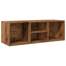 Banco zapatero de madera de ingeniería envejecida 105x35x35 cm per ufficio per studio per lavoro da casa con archiviazione design moderno per lavoro remoto studio universitario uso domestico per ufficio per studio per lavoro da casa con - Castano - Visualizzare 10
