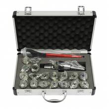 SHIOUCY 19Pcs Spring Collet Set Precision Tool For Milling Drilling Tapping, MT2 Tailstock Lathe Accessory With Self‑Releasing Chuck & Portable Carrying Box For Workshop Field Work - Modern - View 2