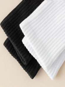 20/10/5/1 Pairs Men's Crew Socks, Women's Crew Socks, Suitable For Daily Wear - Multicolor - View 3