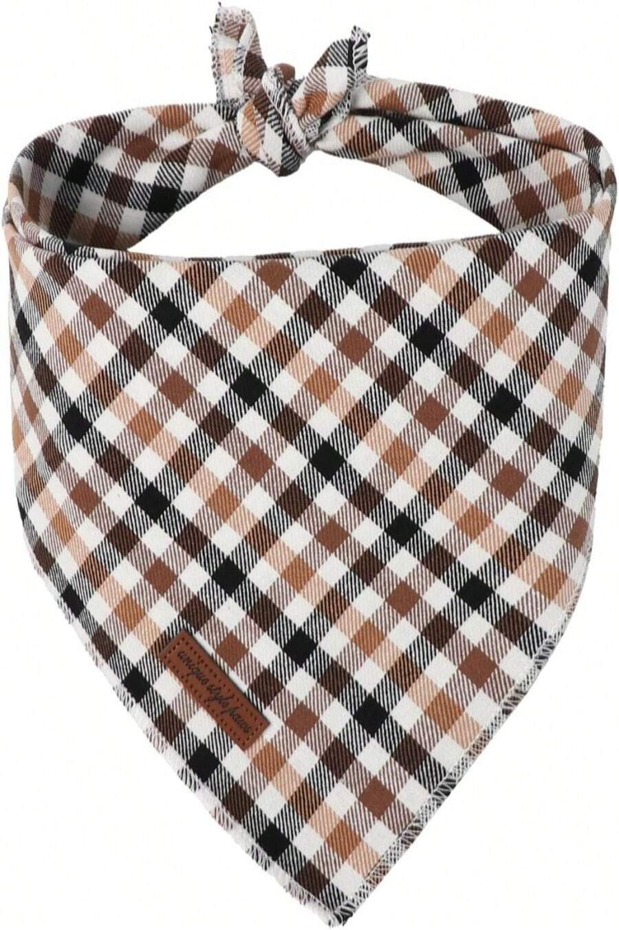 Unique Style Paws Dog Bandana, 1PC Washable Square Fall Dog Scarfs For Small Medium Large Dogs Adjustable Dogs Bib Scarfs For Girl Or Boy Dogs - ColorN - View 1