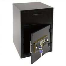 kangten 2.6 Cub Drop Box Money And Mail Box Sturdy Steel Fireproof Drop Slot - A - View 5