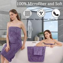 8pcs Oversized Bath Towel Set-2 Extra Large Bath Towel Sheets, 2 Hand Towels, 4 Washcloths Soft Highly Absorbent Quick Dry Shower Towels For Bathroom Beach Chair Hotel And Spa, Wash Cloths - Purple - European Flower - View 8