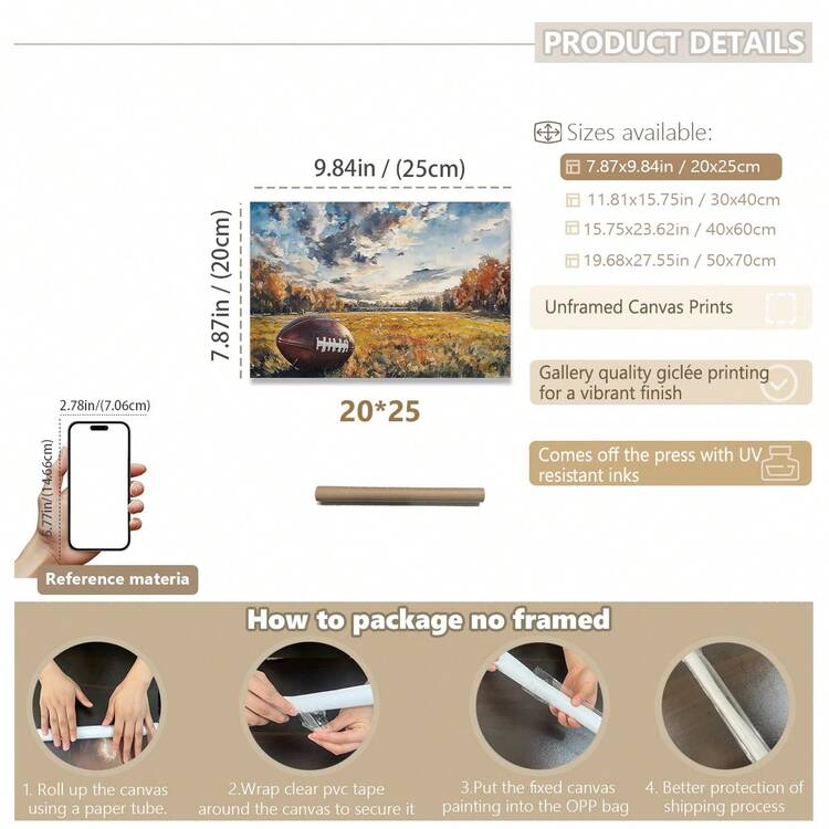 1幅帆布墙画 - 足球泰迪熊儿童房装饰画，带框，完美适用于游戏室、托儿所、幼儿园、男孩房、女孩卧室、儿童房等各种场合。 - 彩色 - 查看 37