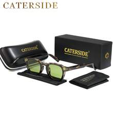 Men's Vintage Style Sunglasses Unique Design Temple Metal Tips Casual Sun Glasses For Unisex Beach, Vacation, Travel, Birthday Party, Festival Gifts Eyewear - K39896 - View 1