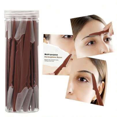 10/20/30pcs Body Hair Removal & Trimming Tool Set, Includes Body Epilator, Eyebrow Trimmer, Facial Razor With Long Handle Blades And Precision Guards, Suitable For Women Eyebrow Grooming, Home Or Travel Use