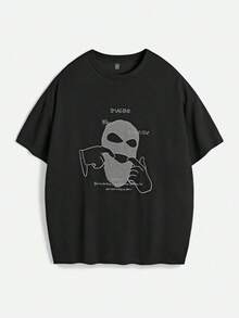 Men Outdoor Tees & Tanks - Black - View 1