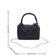 1 新款休闲迷你斜挎包 优雅儿童休闲单肩包 女孩小零钱包 旅行日常信使包 手提钱包 - 黑色 - 查看 2