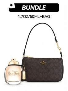 Coach [Eau De Parfum Spray Women Shoulder Bags]Women Shoulder Bags+New York EDP 1.7oz For Women1.7oz/50ml+1pc - 紐約 EDP+包 - 查看 1