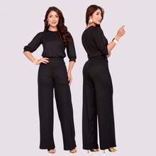Women's Set: Loose-Fitting Pants, 3/4 Puff Sleeve Blouse, Elegant, Casual, Zero-Transparency Knit, Formal - trắng - Xem 9