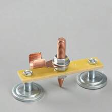 1pc Welding Magnetic Ground Clamp Fixture Holder, Strong Welder Metal Plate Repair Machine Grounding Clip - A - View 12
