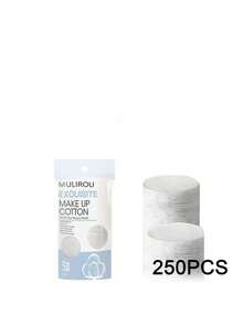 Organic Cotton Round Makeup Remover Pads, Hypoallergenic, Lint-Free, Facial Exfoliating Cleansing Pads - White - View 12