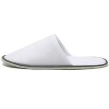 10 Pairs Casual Solid Color Foldable Slippers, Portable Travel Flats, Unisex White Slip-On House Shoes, Suitable For Weddings, Honeymoons, Fits US Size 8-10 - White 2 - View 4