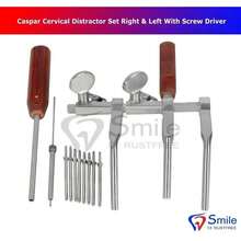 Caspar Cervical Distractor Set Right & Left With Screw Driver Spine Instrument - A - View 2