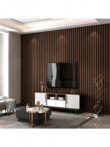 1 Cuộn Giấy Dán Tường Vinyl Vân Gỗ Tự Dính Có Thể Tháo Rời, Dễ Dán Cho Phòng Ngủ, Phòng Khách, Phòng Tắm, Mặt Bàn Bếp, Trang Trí Nội Thất, Tự Làm Trang Trí Tường, 17.7inX39.3/118.1/196.8in - B - Xem 5