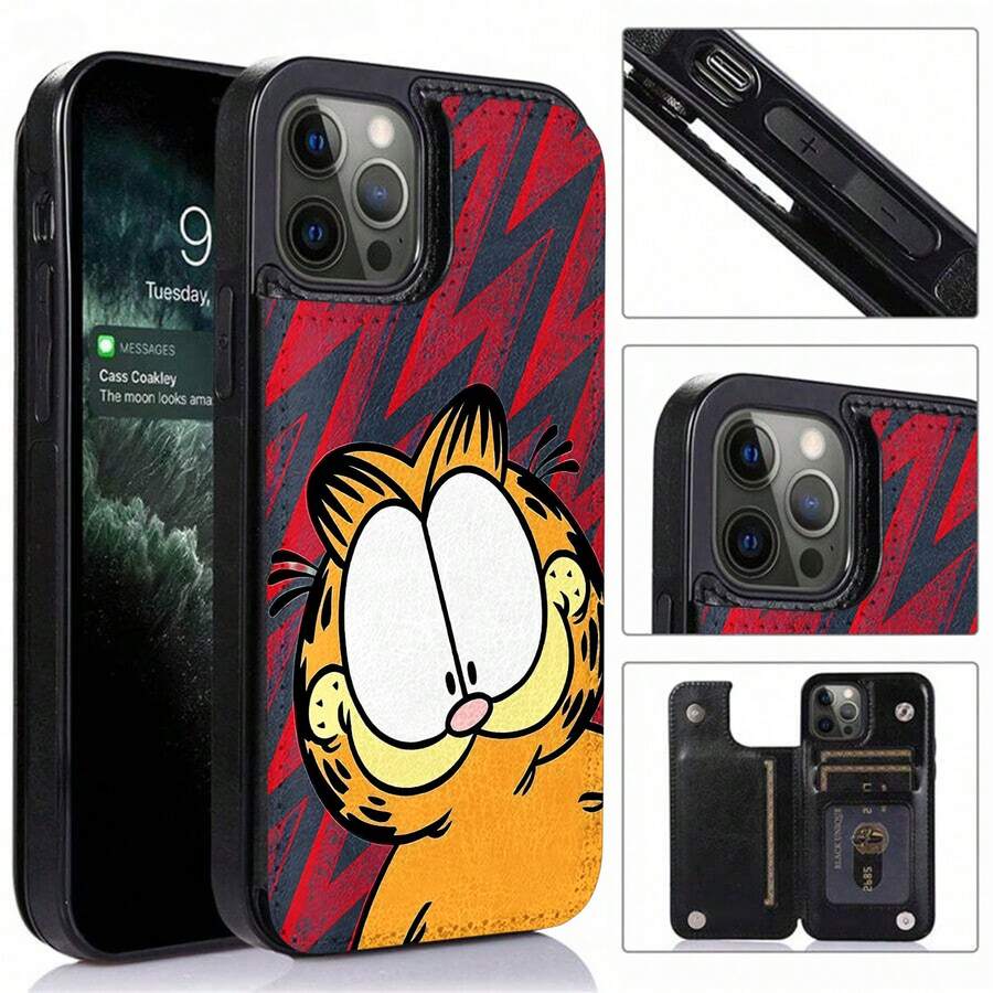 Funda para teléfono  Bold Expression Compatible con fundas para teléfonos   17  16 Pro Max  15 Pro Max  13 y  12 Elegante y divertida, a prueba de golpes y caídas Un gran regalo para familiares, amigos, amantes, novios/novias y el Día de San Valentín - Negro - Ver 1