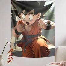 1pc Party Backdrop Boy Children Happy Birthday Background Bedroom Pendant Super Saiyan Photo Studio Banner Poster - 1PC - View 21
