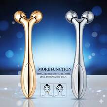 面部按摩滚轮，身体及手臂按摩器，便携式Y型按摩滚轮。手动3D按摩器。 - 彩色 - 查看 10