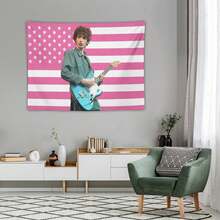 Mike Wheeler Tapestry Finn Wolfhard American Flag -Stranger Ths Tapestries -Aesthetic Bedroom Dorm Decor- Gift For Movie Fans - 1PC - 查看 5