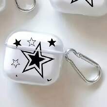 Black Star Design Protective Case Compatible With Apple , Anti-Scratch And Drop Protection Cover - Clear - View 4