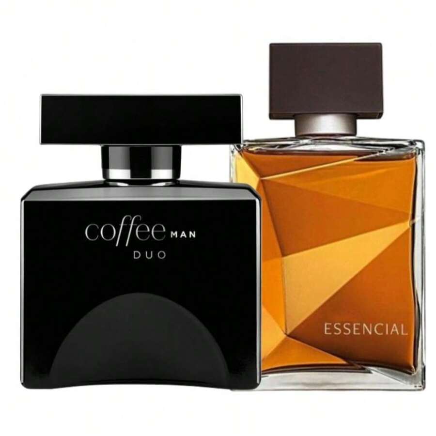 Kit Of 2 Essencial Traditional Perfumes + Coffee Man Duo Sophisticated Men's Fragrance - 100ml - Gỗ & Đất - Xem 1
