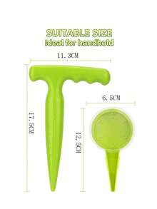 2件套可调节园艺播种器套装，5档手动播种器，适用于花卉和蔬菜，播种机，手持式园艺种植工具，播种，无需电池 - 多款 - 查看 8