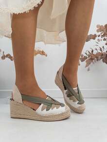 Women Platforms & Wedge Sandals - màu xanh lá - Xem 4