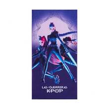 KPop Demon Hunters Premium Bath Towel For K-Pop Warrior Hunters - Màu tím - Xem 1