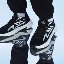 Adidas OZWAVE Thick Sole Casual Chunky Sneakers - Black - View 1