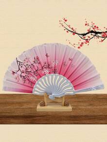 3Pcs D EXCEED Handheld Floral Folding Fans For Women, Chinese Japanese Charming Elegant Vintage Retro Style For Birthday Dancing Cosplay Wedding And Events - Sequins - View 14