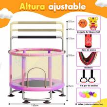 ¡RecomendadoTrampolin Infantil Para Niño Resortes Tumbling Red ¡Top de Temporada - 1 - Ver 2