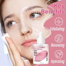 100毫升 AHA/BHA/PHA 平衡爽肤水，温和去除角质，焕新肌肤，提亮肤色，深层补水保湿，控油，清洁毛孔，淡化细纹 - Triple Acids - 查看 5