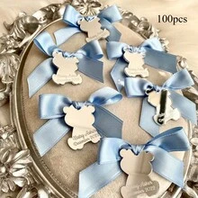 Teddy Bear Acrylic Mirror Tags Sage Green Baby Baptism Tags Thank You Beary Much Teddy Bear Birthday Tags Teddy Bear Baby Name Hanging Tags Customized Name Acrylic Signs Personalized Acrylic Gifts Personalized Wedding Favors Acrylic - Multicolor - View 26