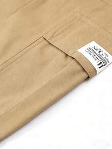 Women's Fashion Multi-Pocket Cargo Pants, Made Of Comfortable Stretchy Fabric, Suitable For Daily Wear, Work, Office, Travel And Outdoor Activities Spring Sports - Khaki - View 4