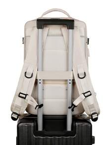 Expandable Backpack, Men's Large Capacity School Bag, Business Trip Luggage, Backpack, Travel Bag, Women's Computer Bag - Grey - View 10