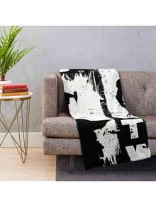 Mando Retro Vol.3 Vintage Throw Blanket - Ultra Soft Flannel Blanket For Couch, Bed And Sci-Fi Decor, 80s Inspired Mandalorian Art Design, Cozy Lightweight Gift For Collectors And Pop Culture Lovers - Main Image Color - View 11