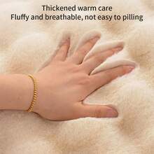 Rabbit Sleeping Mats,Soft Fleece Plush Warm Mattress Blanket Washable Cage Bed Pad For Small Animal Bunny Guinea Pig Rabbit Ferrets Hamsters - Multicolor - View 3