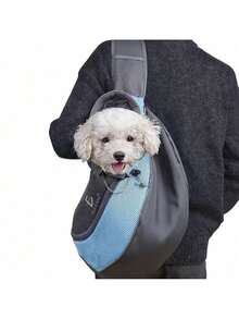 Bolso para mascotas con cierre y correa , ideal para perros pequeños y gatos, mochila cómoda para viajar - Púrpura malva - Ver 2