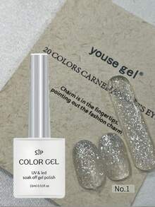 1片雪花蛋白石融化凝胶，UV指甲油凝胶，DIY美甲饰品，适合春夏美甲，法式美甲 - 彩色 - 查看 16