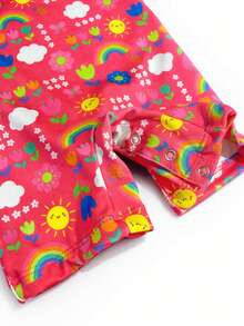 Girls' UV Swimsuit For Beach/Pool – Sun Protection, Ideal For Swimming And Summer - Hot Pink - View 6