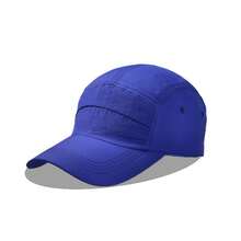 Summer American Style Quick-Dry Niche Breathable Five-Panel Hat Men And Women Outdoor Sports Baseball Cap - xanh quân đội - Xem 7
